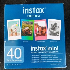 Instax 40 count instant film variety value pack